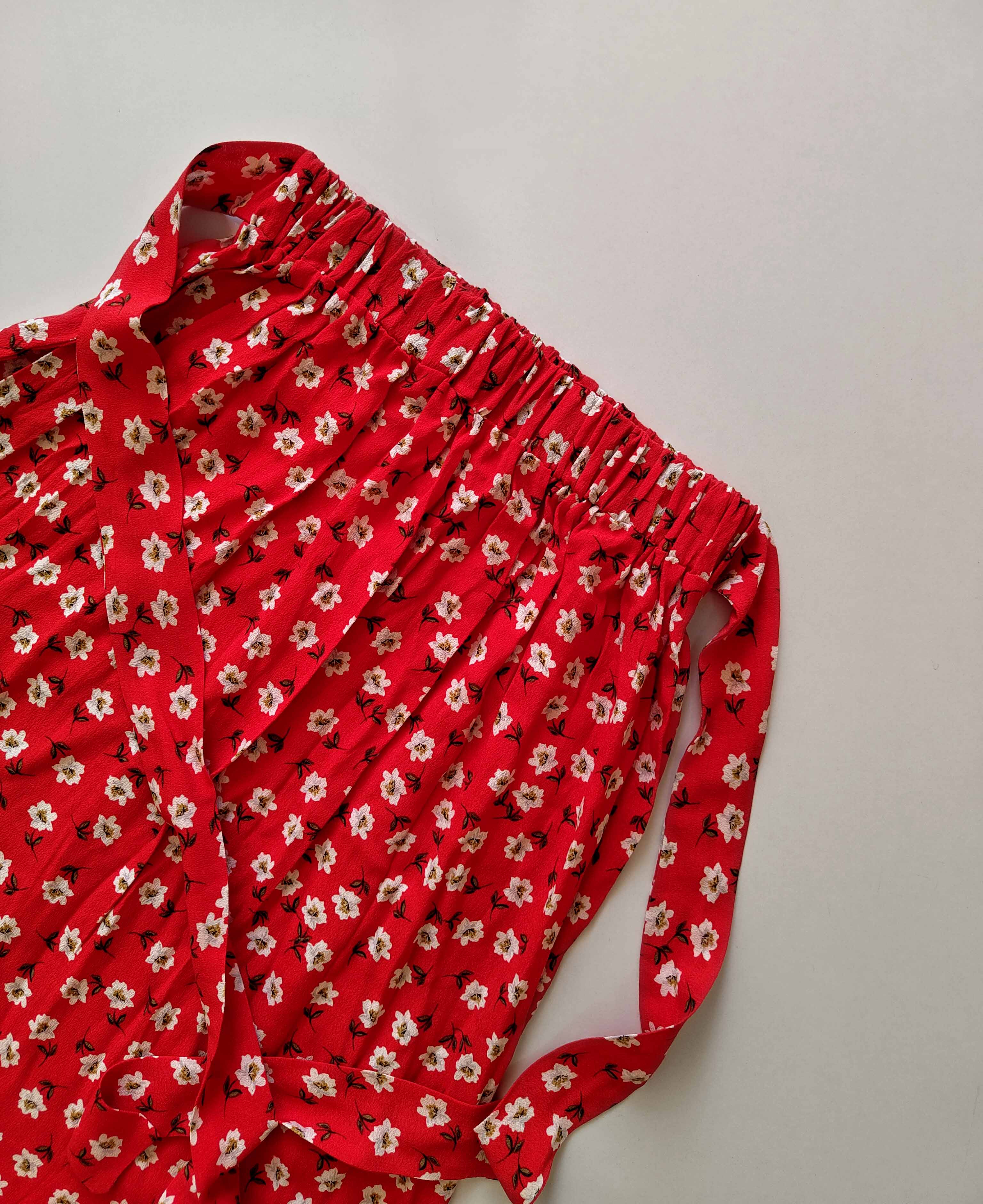 دامن نخی گلدار